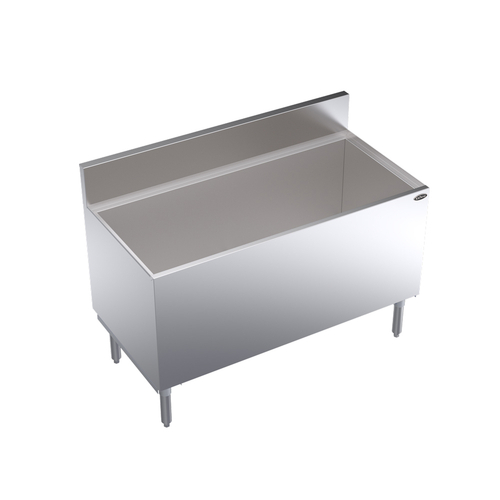 Krowne KR24-CB48 48"W x 24"D Stainless Steel Royal Series Underbar Chill Master Beer Bin