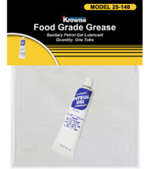 Krowne P25-140 Non-Toxic Food Grade Grease Package with Header