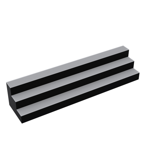 Krowne KR-3T60-R 45 Bottle Capacity Royal Series Lighted Countertop Liquor Display