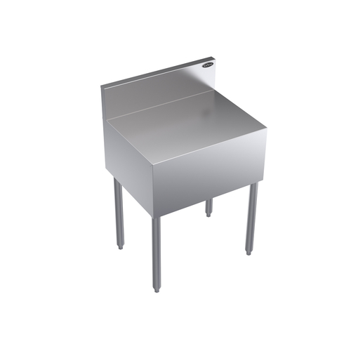 Krowne KR19-RS24 24"W x 19"D Stainless Steel Stainless Steel Royal Series Underbar Register/Coffee Stand