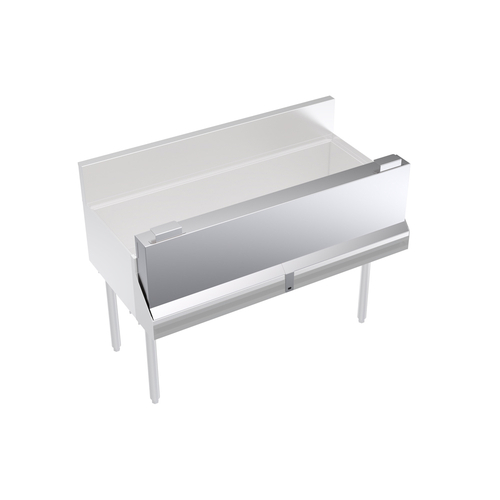 Krowne KR-SC46 46"W Stainless Steel Royal Series Speed Rail Locking Cover