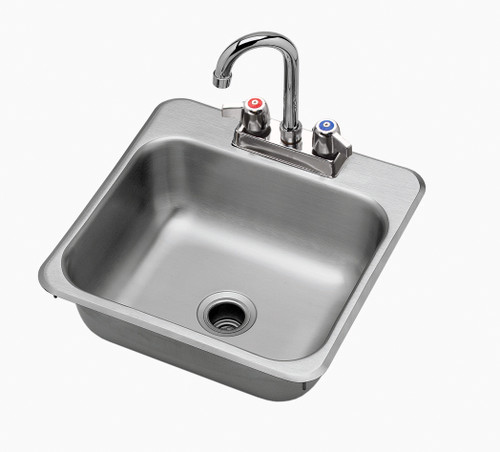 Krowne HS-1515 15" x 15" Drop-In Hand Sink