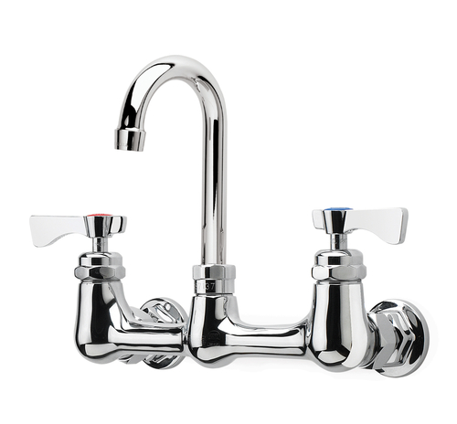 Krowne 14-802L 8-1/2" Centers And Gooseneck Spout Royal Series Faucet Splash-Mounted