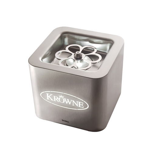 Krowne KR-LC2GF-TT-E Built-In LED Light Royal Series Countertop Cube Liquid CO2 Glass Froster With Extended Lines