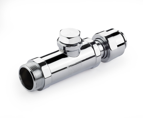 Krowne 21-546L Chrome Plated Brass Swivel Tea Assembly Adapter
