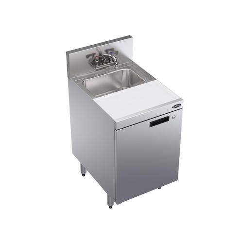 Krowne KR24-MC18-C 18"W x 24"D Royal Series Underbar Speed Station Cabinet Base & Locking Hinged Door