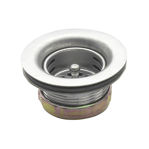 Krowne 23-121 2 1/2" Top Diameter Stainless Steel 1 1/2" Full Flange Drain