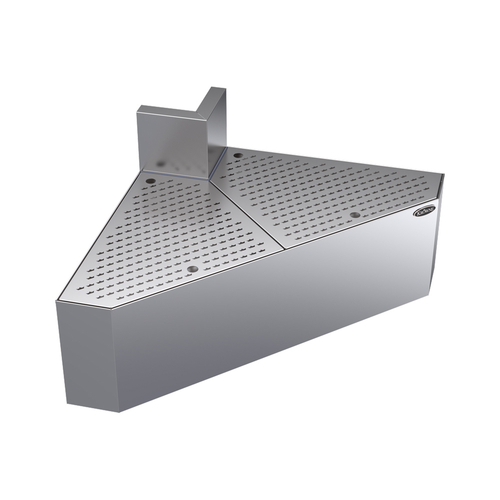 Krowne KR24-DFC90 90 Degree Angle Stainless Steel Royal Series Underbar Corner Angle Filler