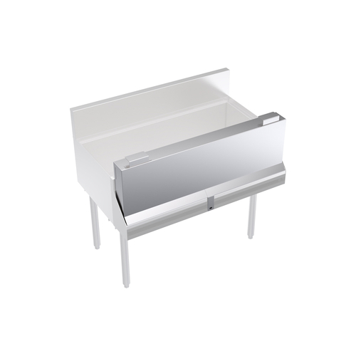 Krowne KR-SC38 38"W Stainless Steel Royal Series Speed Rail Locking Cover