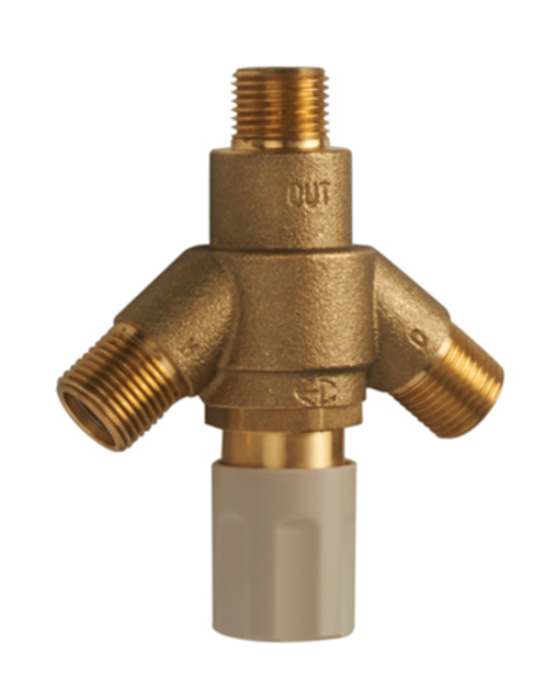 Krowne 16-405L Thermostatic Mixing Valve with Built-In Check Valves