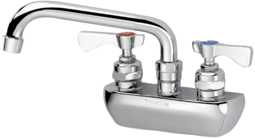 Krowne 14-408L 4" Centers And 8" Swing Spout Royal Series Faucet Splash-Mounted