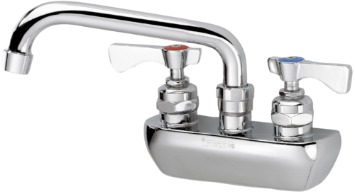 Krowne 14-408L 4" Centers And 8" Swing Spout Royal Series Faucet Splash-Mounted