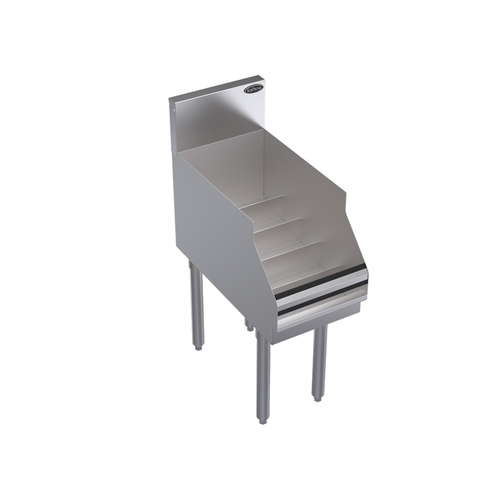 Krowne KR24-ML12 12"W x 24"D Royal Series Underbar Liquor Display Freestanding