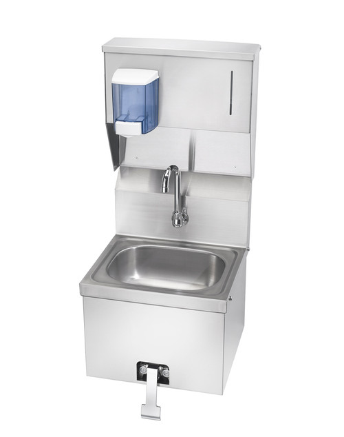 Krowne HS-16 16 - 3/16" x 15 - 1/4" Wall Mounted Hand Sink