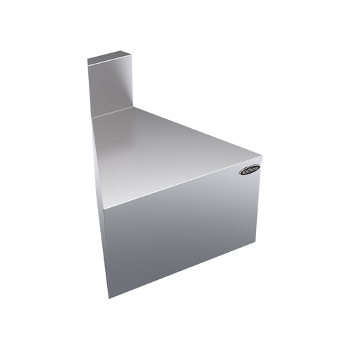 Krowne KR19-F45 45 Degree Angle Stainless Steel Royal Series Underbar Corner Angle Filler