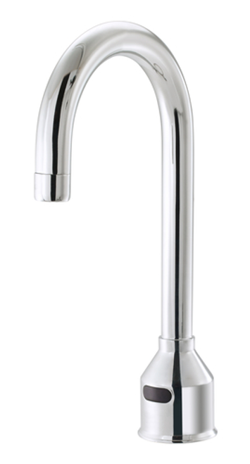 Krowne 16-650 Deck Mount Royal Series Electronic Faucet with 6" Rigid Gooseneck Spout