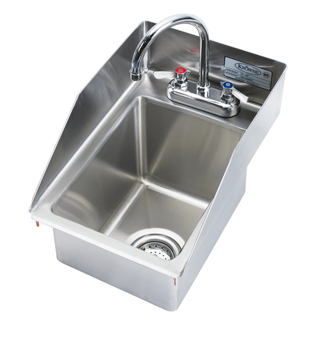 Krowne HS-1225 12" x 18" x 10-1/2" Drop-In Hand Sink
