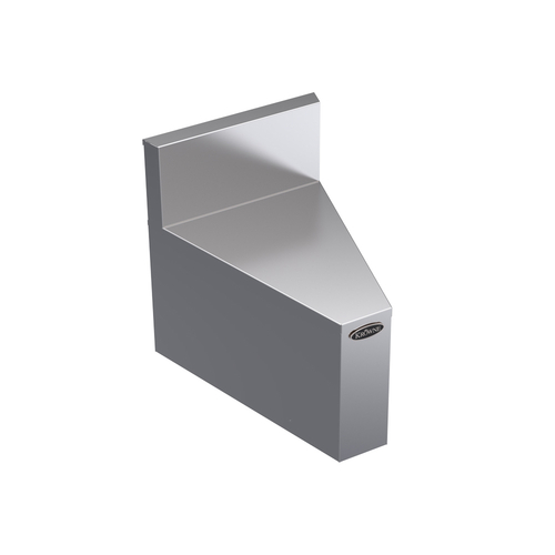 Krowne KR19-R30 30 Degree Angle Stainless Steel Royal Series Underbar Corner Angle Filler