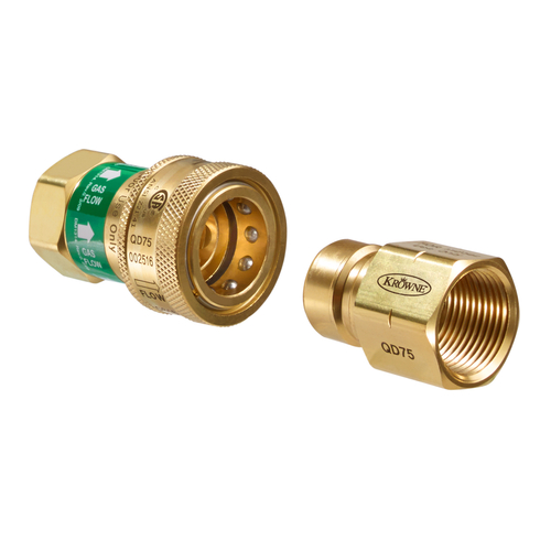 Krowne QD75 3/4" Quick disconnect Gas Valve