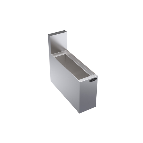 Krowne KR19-6 6"W x 19"D Stainless Steel & Galvanized Royal Series Underbar Ice Bin/Cocktail Unit