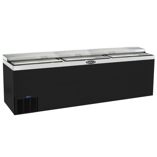 Krowne BC96-BG 96" Black Stainless Steel Bottle Cooler