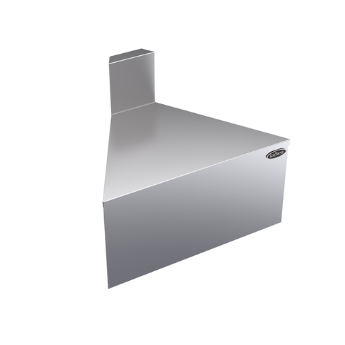 Krowne KR19-F60 60 Degree Angle Stainless Steel Royal Series Underbar Corner Angle Filler