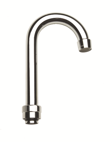 Krowne 19-227L 3-1/2"W x 6-1/2"H Silver Series Replacement Gooseneck Spout