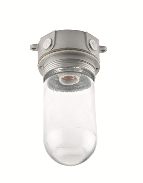 Krowne 25-113 Surface Mounted Shatterproof With Wire Guard Refrigeration Vaporproof Light Fixture