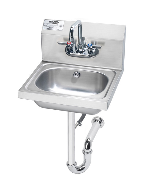 Krowne HS-4 15 - 3/4" x 15 - 1/4" Wall Mounted Hand Sink