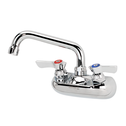 Krowne 10-406L  4'' Centers 6'' Swing Spout  Splash-Mounted Silver Series Faucet