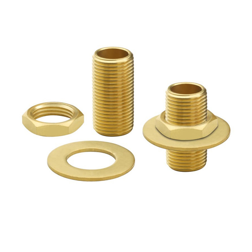 Krowne 21-194L 2 Brass Nipples 2 Brass Locknuts 2 Brass Washers Royal Series Mounting Kit