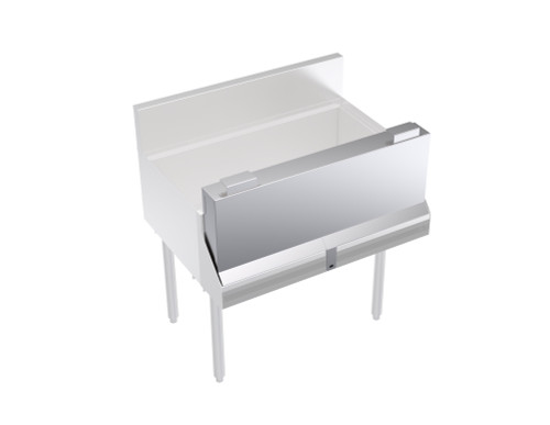Krowne KR-SC32 32"W Stainless Steel Royal Series Speed Rail Locking Cover