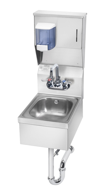 Krowne HS-37 13" x 17 - 1/4" Wall Mounted Space Saver Hand Sink