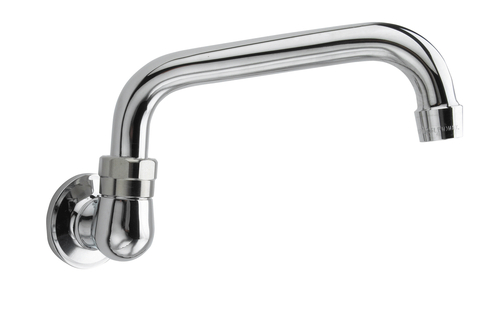 Krowne 16-141L Wall Mounted Royal Series Faucet with Single Hole 6" Swing Spout