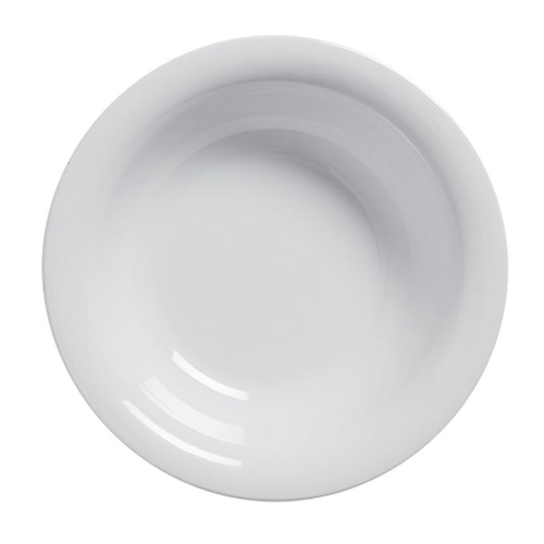 American Metalcraft DBN24WH Jane 24 Oz. Round White Narrow Rim Melamine Bowl
