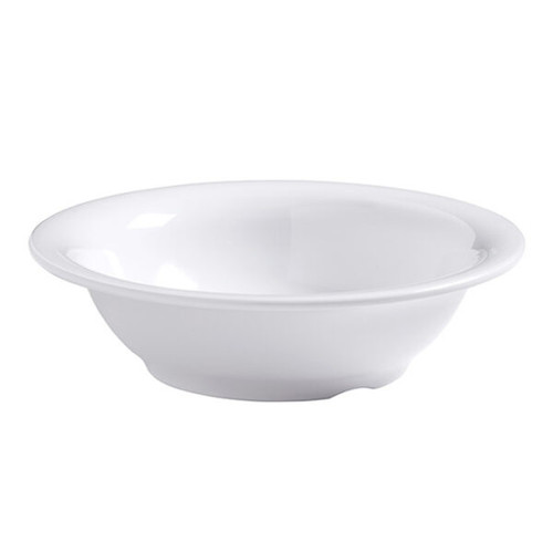 American Metalcraft DBN24WH Jane 24 Oz. Round White Narrow Rim Melamine Bowl