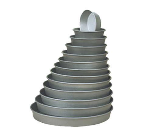 American Metalcraft HC90132 13" x 2" With Hard Coat Aluminum Tapered and Nesting Pizza Pan