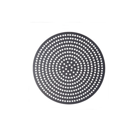 American Metalcraft 18908SPHC 8" Dia. Super Perforated Anodized Aluminum With Hard Coat Pizza Disk