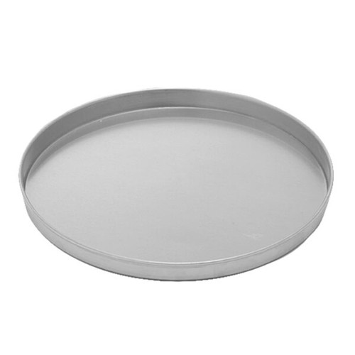 American Metalcraft A4014 14" ID x 1" Deep Solid Aluminum Straight Sided Pizza Pan