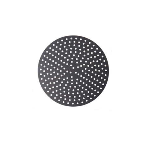 American Metalcraft 18908PHC 8" Dia. Perforated Anodized Aluminum With Hard Coat Pizza Disk
