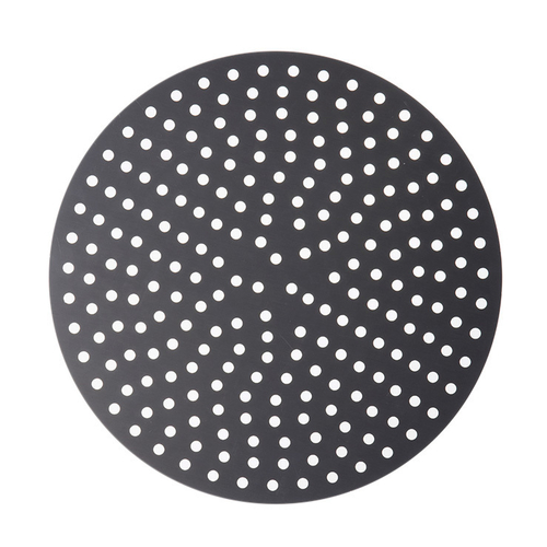 American Metalcraft 18910PHC 10" Dia. Perforated Anodized Aluminum With Hard Coat Pizza Disk