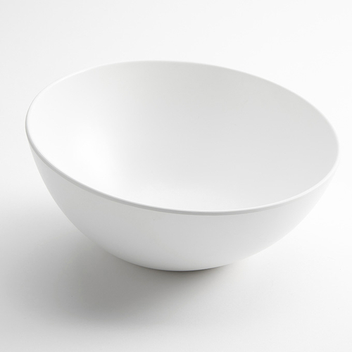 American Metalcraft LFTBW11 110 Oz. 11.25" Dia. x 5.5" H Round Angled Melamine Bowl