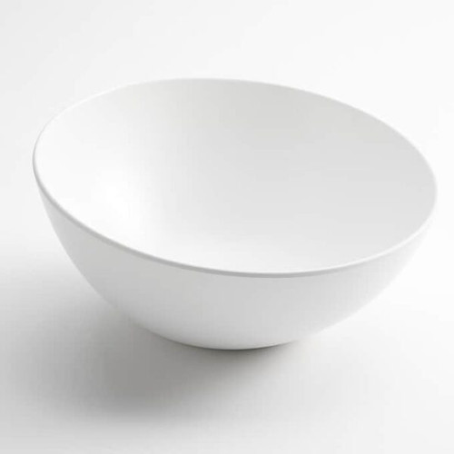 American Metalcraft LFTBW11 110 Oz. 11.25" Dia. x 5.5" H Round Angled Melamine Bowl