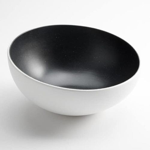 American Metalcraft LFTBB11 110 Oz. 11.25" Dia. x 5.5" H Round Angled Melamine Bowl