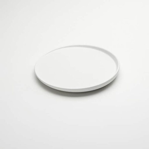 American Metalcraft LFTPW11 8.88" White Round Melamine Plate