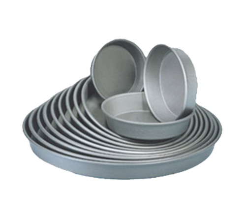 American Metalcraft HC9005 5" Top ID x 4 0.38" Bottom ID x 1.13" Deep Solid Aluminum With Hard Coat Tapered and Nesting Pizza Pan