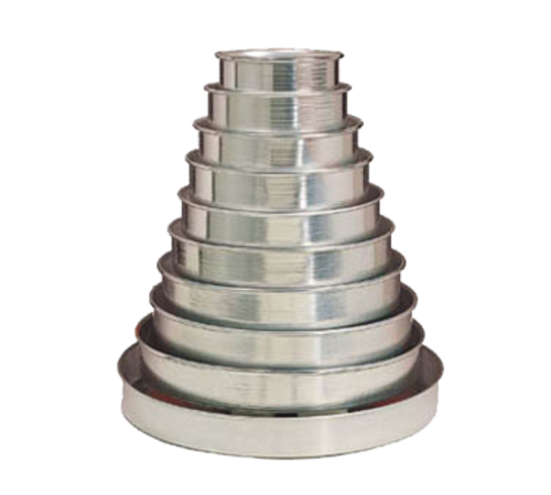 American Metalcraft HA80091.5 9" ID 1 0.5" Deep Solid 14 Gauge Aluminum Straight Sided Pizza Pan