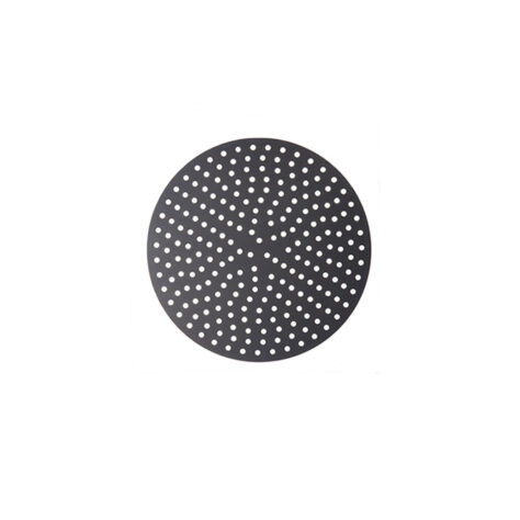 American Metalcraft 18907PHC 7" Dia. Perforated Anodized Aluminum With Hard Coat Pizza Disk