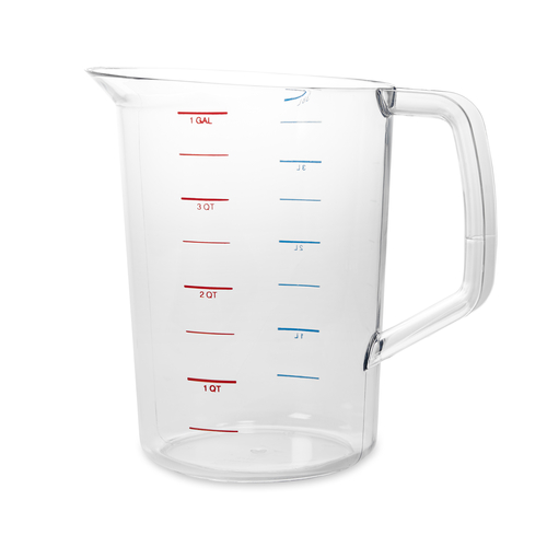 Rubbermaid FG321800CLR 128 Oz. Clear Polycarbonate Bouncer Measuring Cup