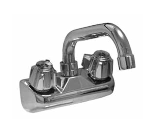 Component Hardware TLL15-4114-SE1Z Wall Mount Top-Line Faucet With 4" OC And 14" Horizontal Stainless Steel Swing Spout